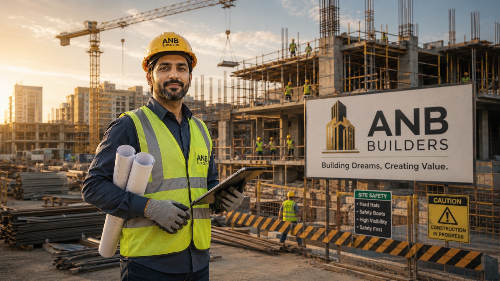 ANB Builders construction site